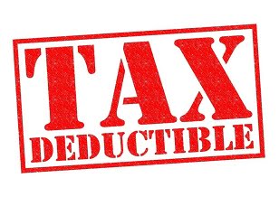 Tax Deductible stamp emphasizing tax benefits of Relevant Life Insurance for business owners and employees.