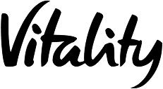 Vitality logo representing health and wellness insurance services related to key person insurance policies.