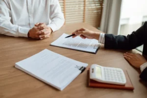 forms being completed